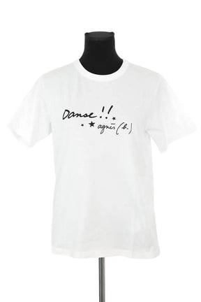 T-shirt Agnès B. Blanc en Coton, taille S - Seconde Main