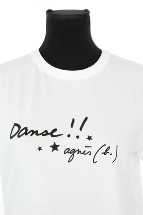 T-shirt Agnès B. Blanc en Coton