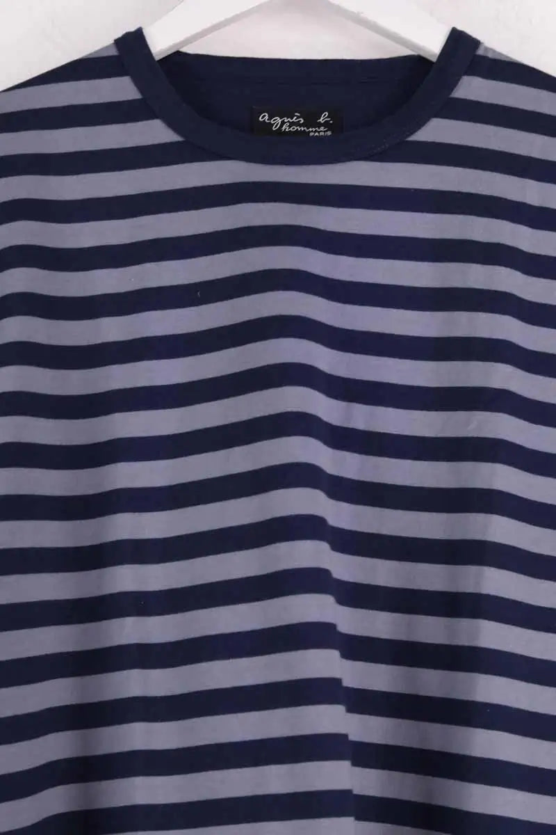 T-shirt Agnès B. Bleu en Coton