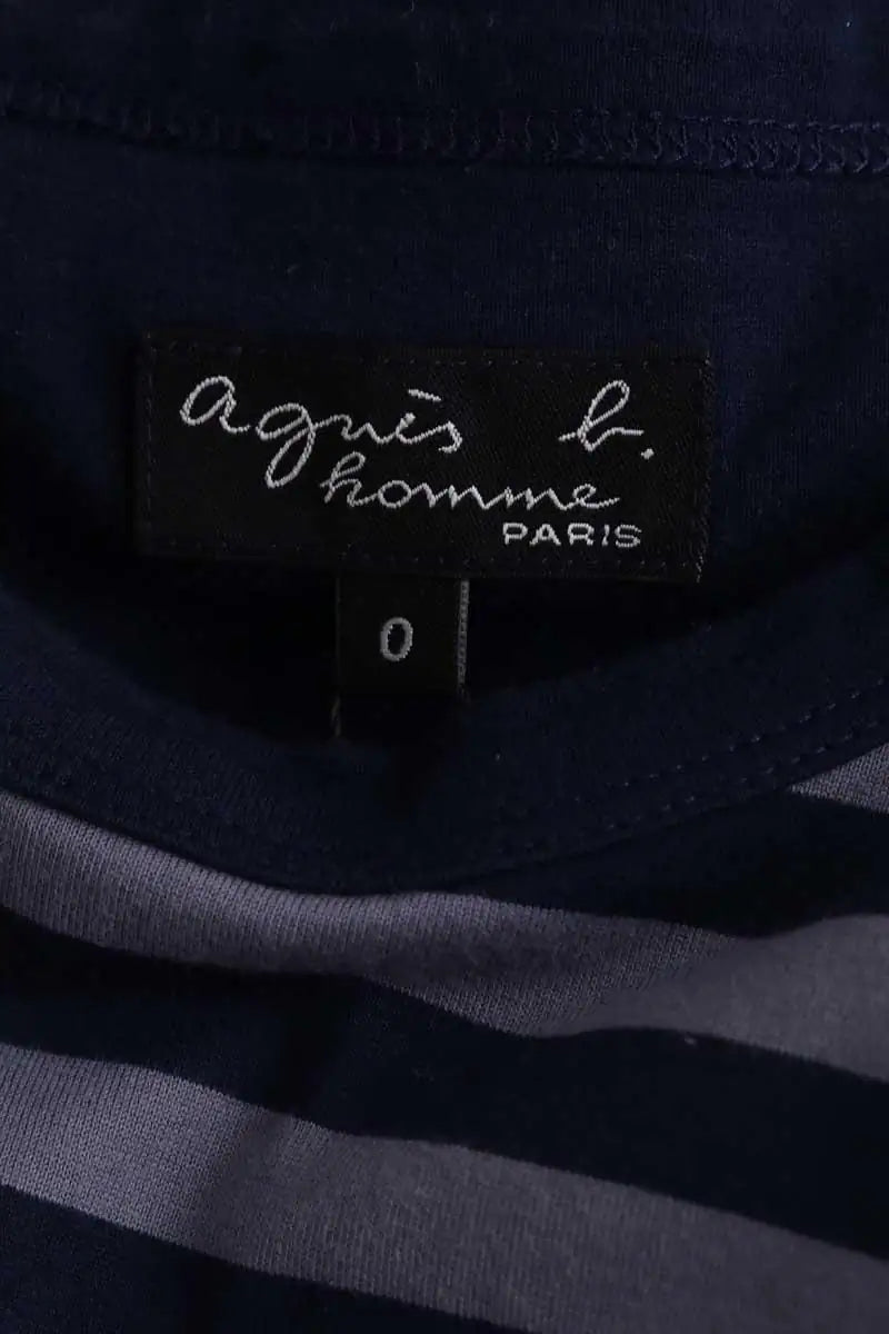 T-shirt Agnès B. Bleu en Coton