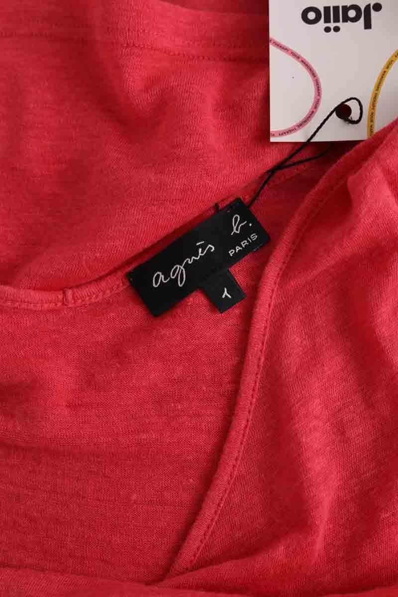 T-shirt Agnès B. Rouge en Coton