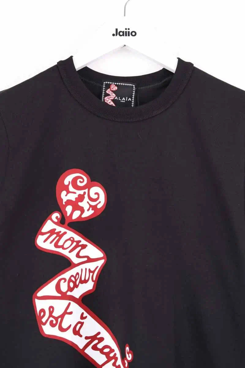 T-shirt Alaïa Noir en Coton