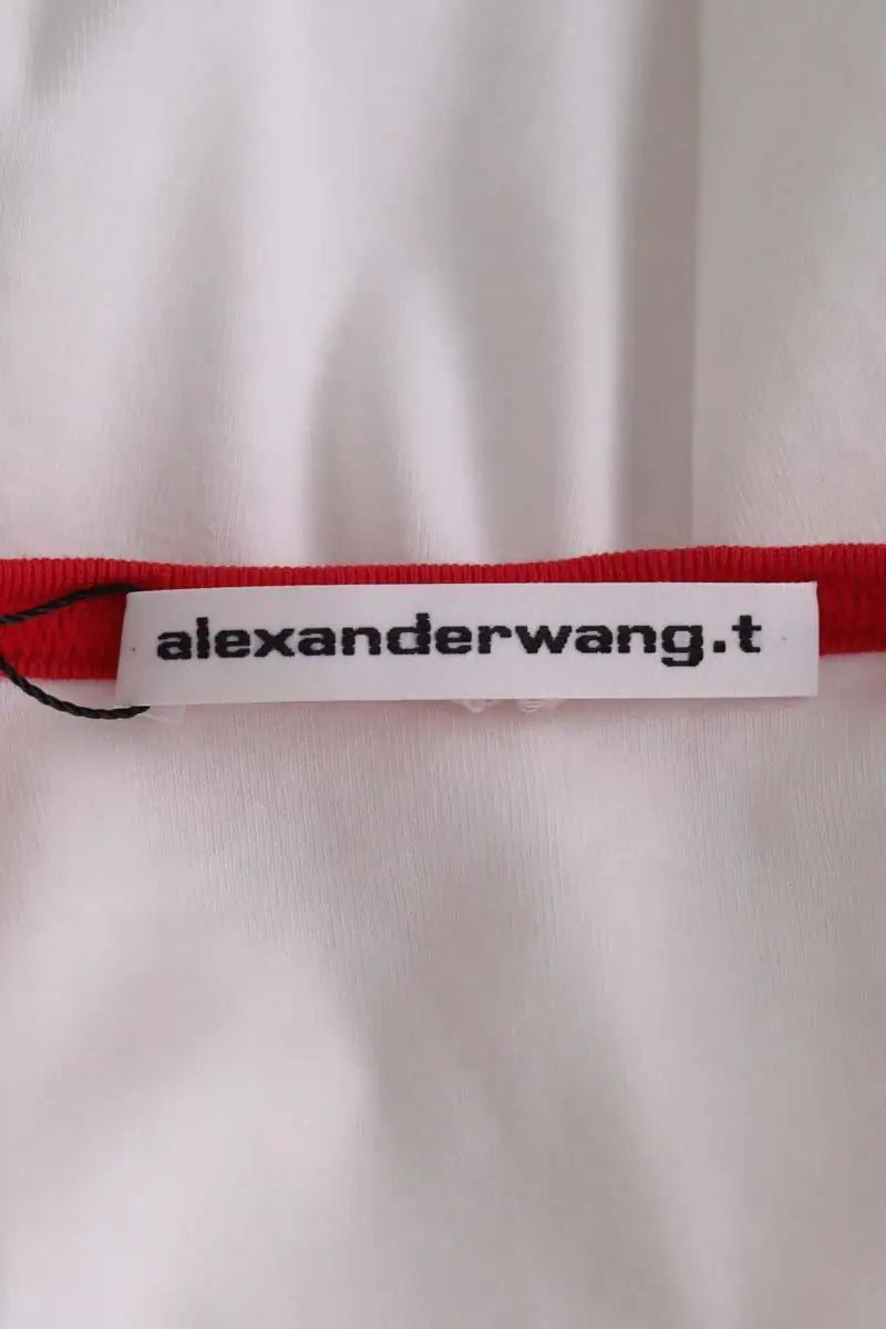 T-shirt Alexander Wang Blanc en Coton