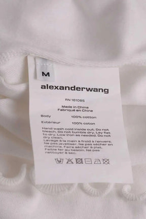 T-shirt Alexander Wang Blanc en Coton
