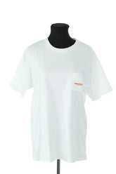 T-shirt Alexandre Vauthier Blanc en Coton, taille S - Seconde Main