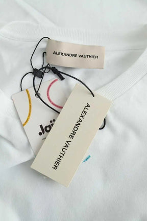 T-shirt Alexandre Vauthier Blanc en Coton