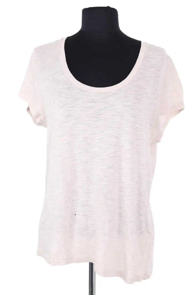 T-shirt American Vintage Beige en Coton, taille S - Seconde Main
