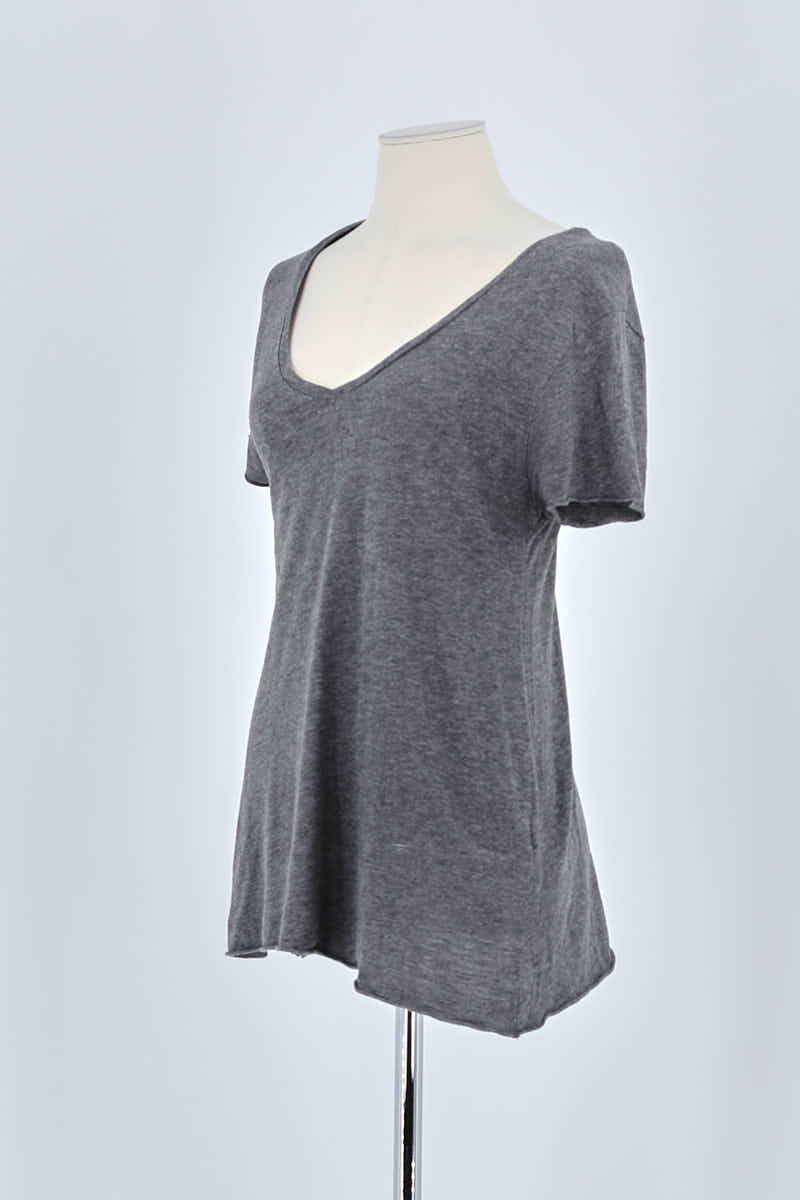 T-shirt American Vintage Gris en Coton