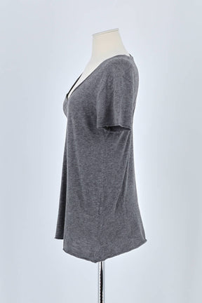 T-shirt American Vintage Gris en Coton