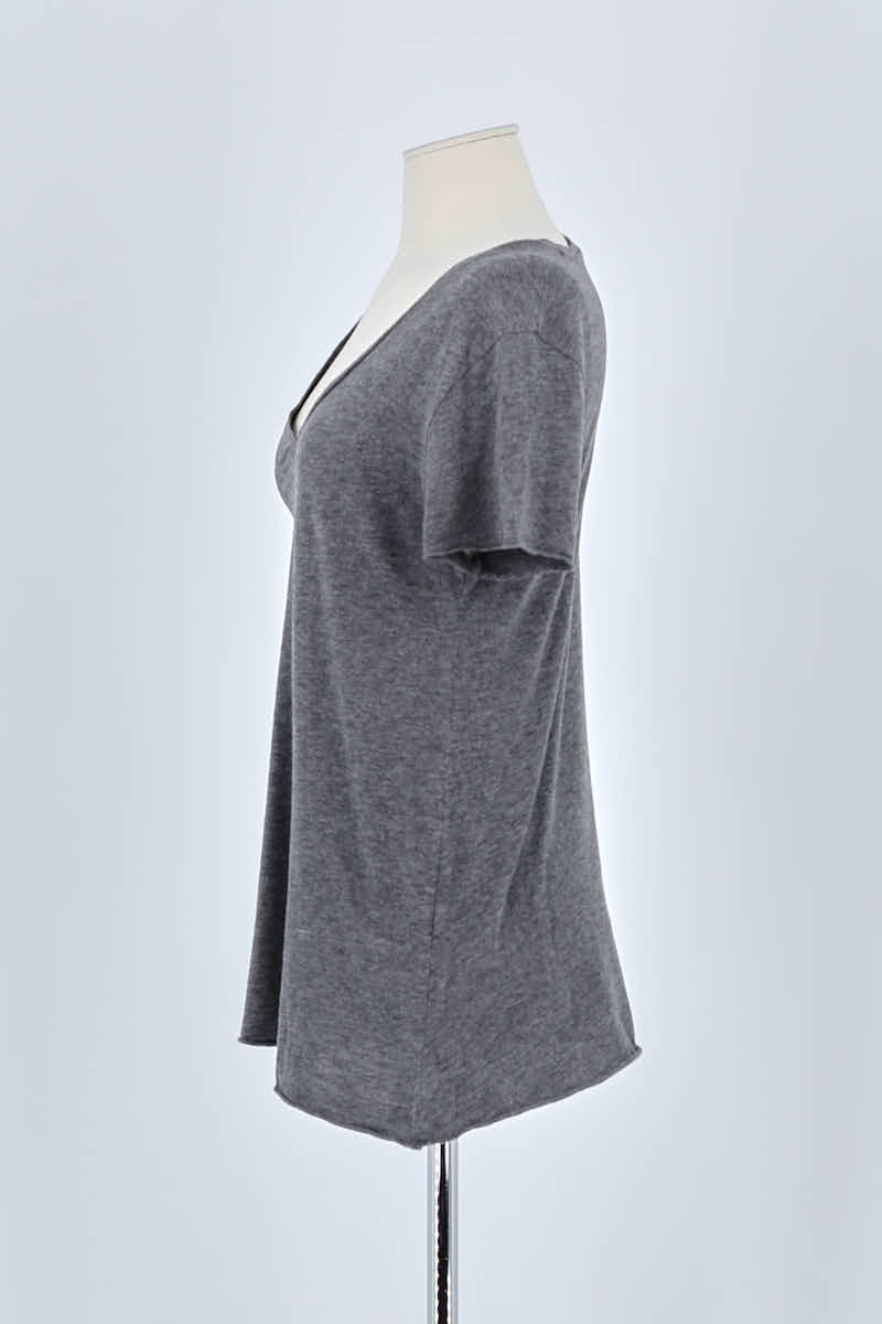 T-shirt American Vintage Gris en Coton