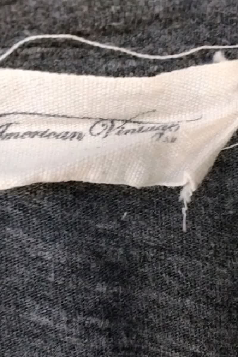 T-shirt American Vintage Gris en Coton