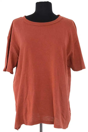 T-shirt American Vintage Marron en Coton, taille L - Seconde Main