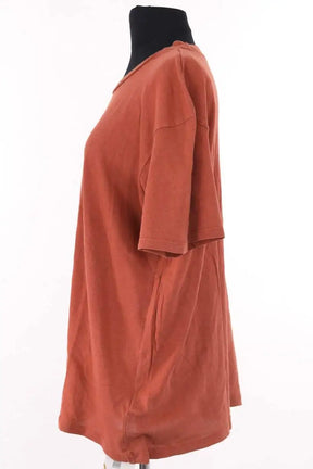 T-shirt American Vintage Marron en Coton