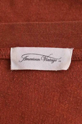 T-shirt American Vintage Marron en Coton