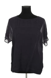 T-shirt American Vintage Noir en Soie, taille M - Seconde Main
