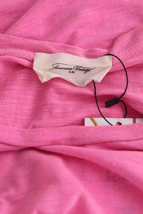 T-shirt American Vintage Rose en Coton