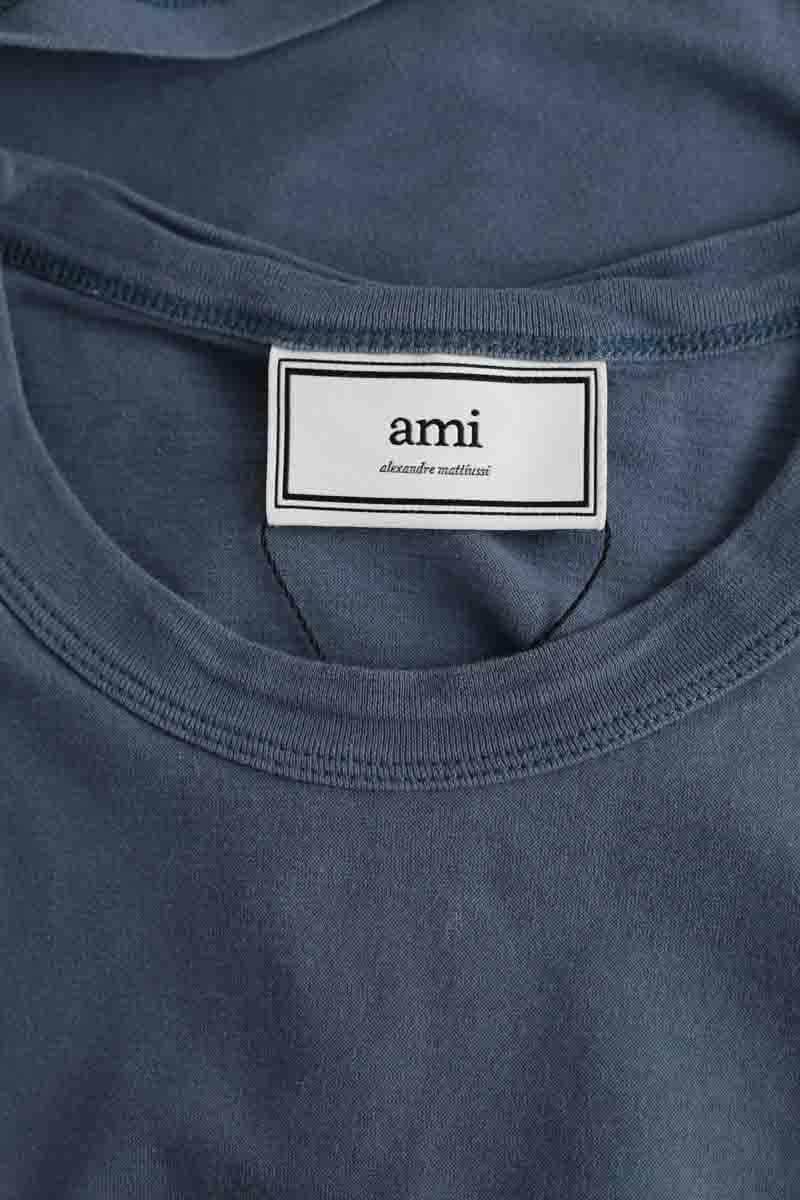 T-shirt Ami Gris en Coton