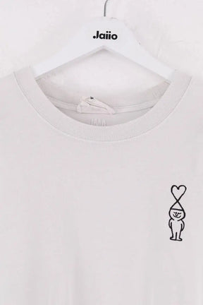 T-shirt Ami Jean Jullien Blanc en Coton