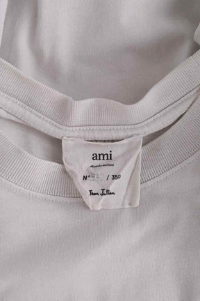 T-shirt Ami Jean Jullien Blanc en Coton