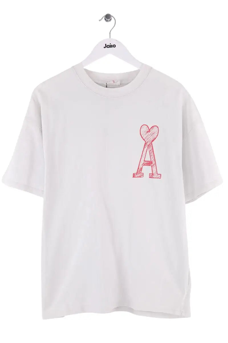 T-shirt Ami Kevin Lyons Blanc en Coton, taille XL - Seconde Main