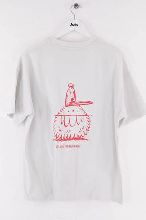 T-shirt Ami Kevin Lyons Blanc en Coton
