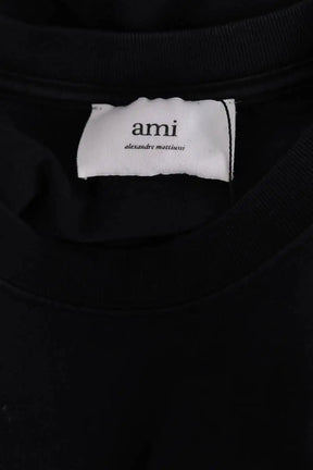 T-shirt Ami Noir en Coton