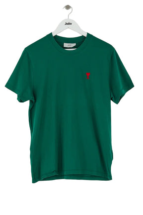 T-shirt Ami Vert en Coton, taille L - Seconde Main