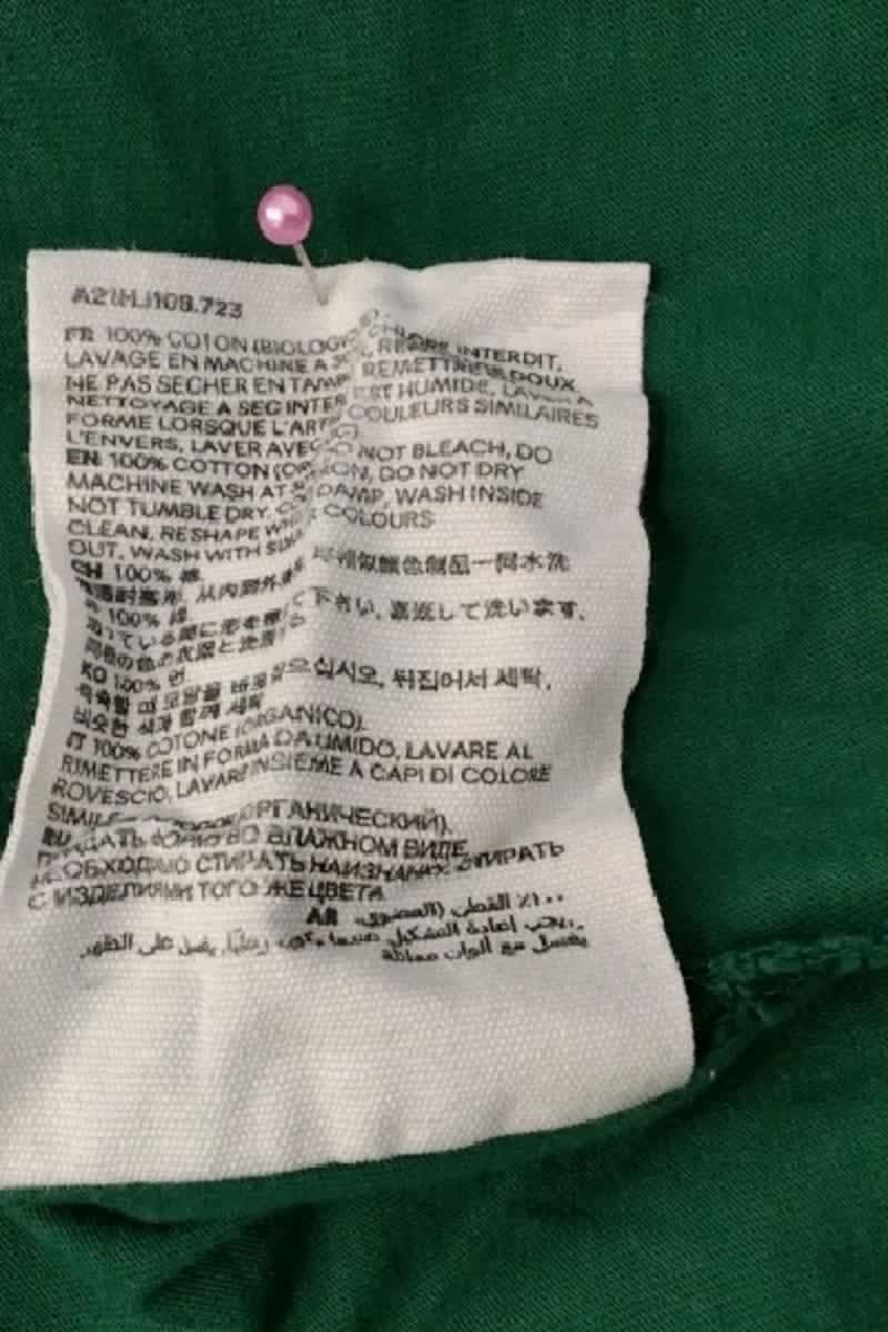 T-shirt Ami Vert en Coton