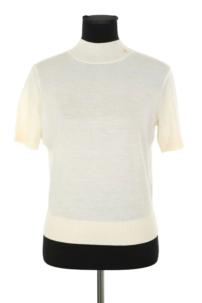 T-shirt Anine Bing Blanc en Laine, taille XS - Seconde Main