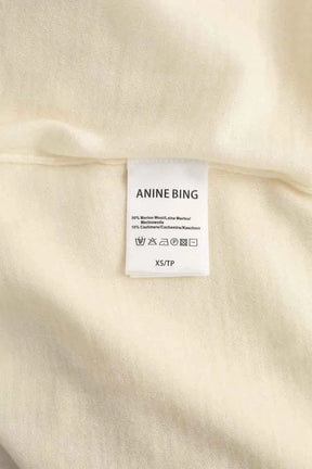 T-shirt Anine Bing Blanc en Laine