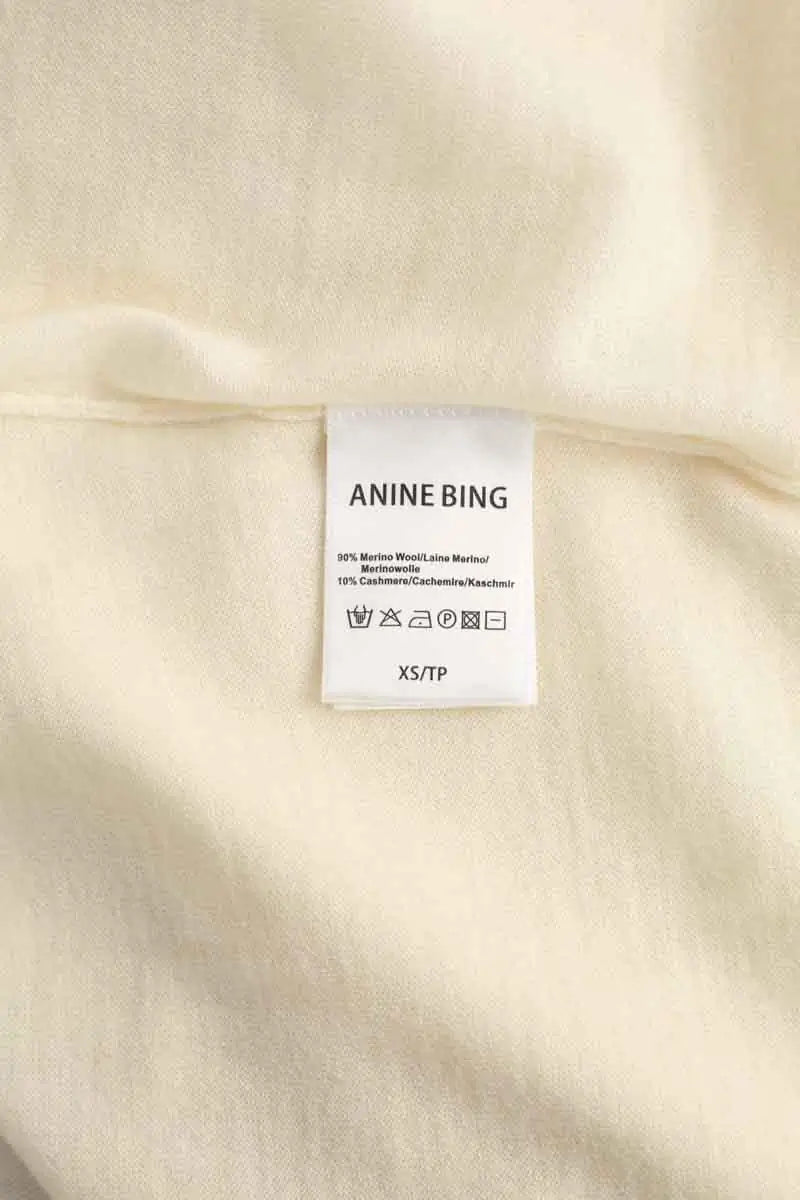 T-shirt Anine Bing Blanc en Laine