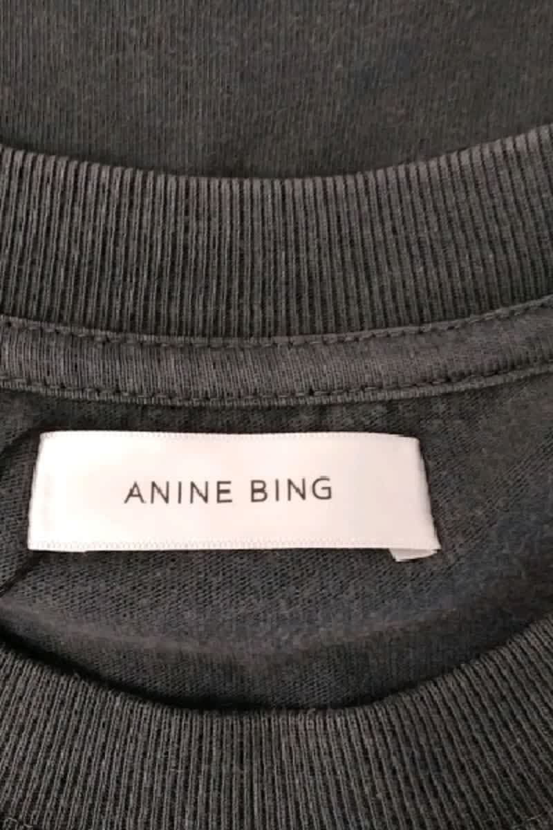T-shirt Anine Bing Gris en Coton