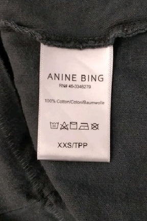 T-shirt Anine Bing Gris en Coton
