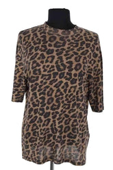 T-shirt Anine Bing Marron en Coton, taille S - Seconde Main