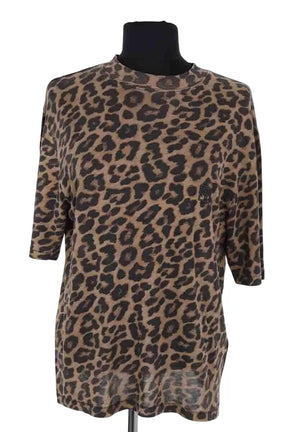 T-shirt Anine Bing Marron en Coton, taille S - Seconde Main
