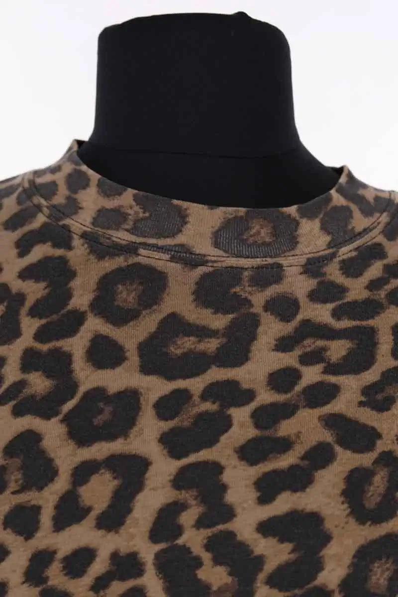 T-shirt Anine Bing Marron en Coton
