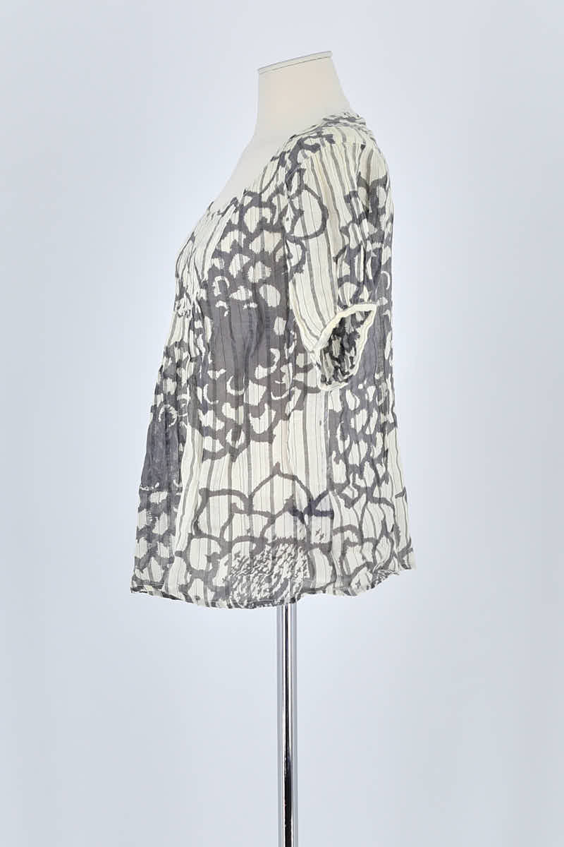 T-shirt Antik Batik Blanc en Coton