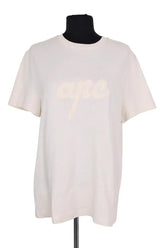 T-shirt APC Beige en Coton, taille XS - Seconde Main