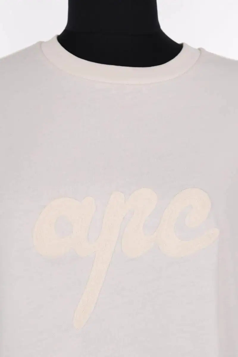 T-shirt APC Beige en Coton