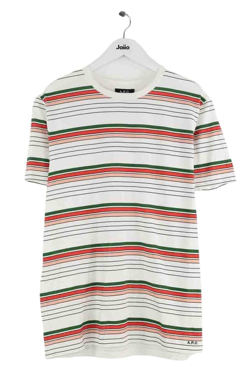 T-shirt APC Blanc en Coton, taille M - Seconde Main