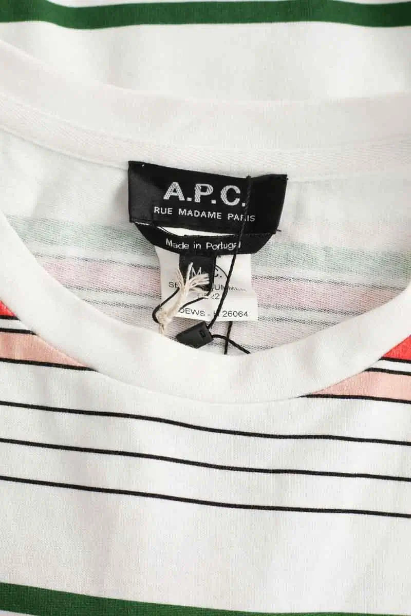 T-shirt APC Blanc en Coton