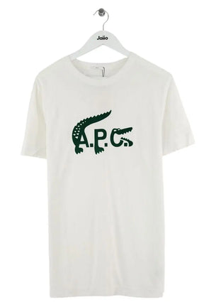 T-shirt APC Blanc en Coton, taille S - Seconde Main