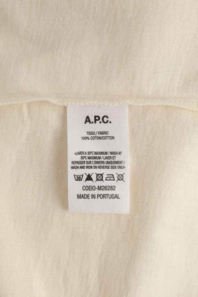 T-shirt APC Jaune en Coton