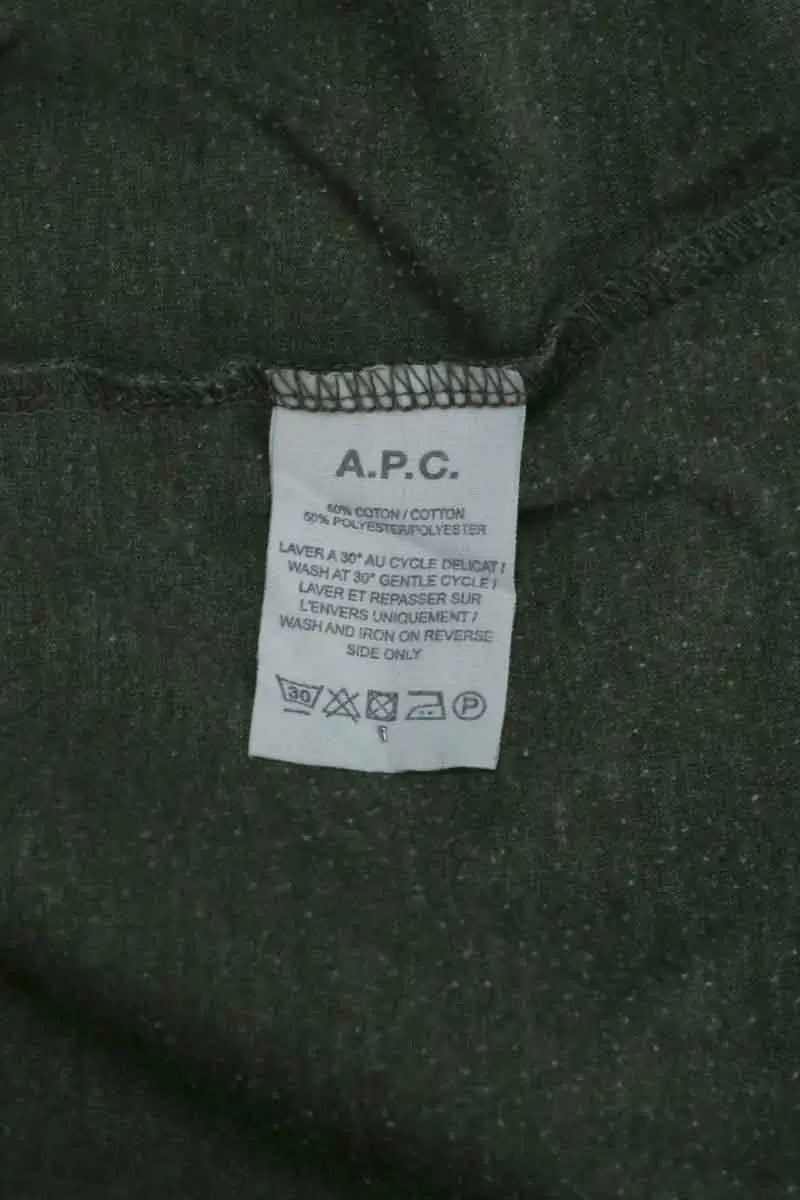 T-shirt APC Kaki en Coton