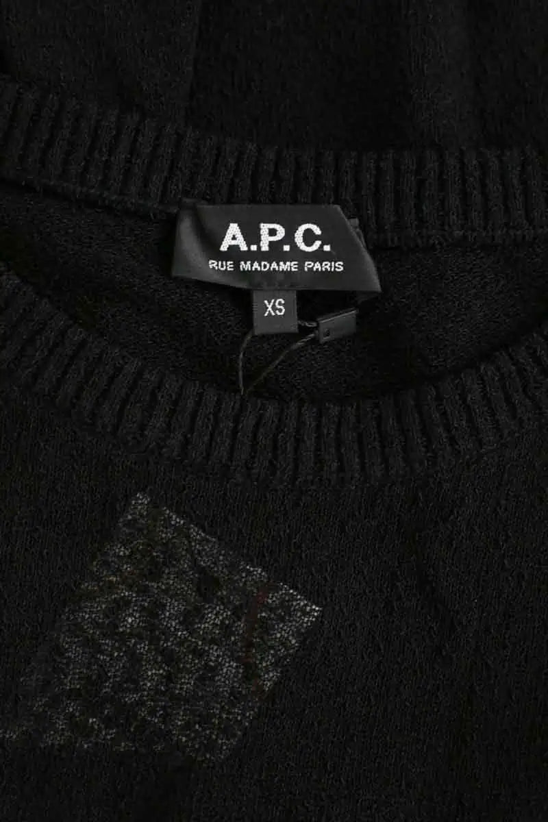 T-shirt APC Noir en Viscose