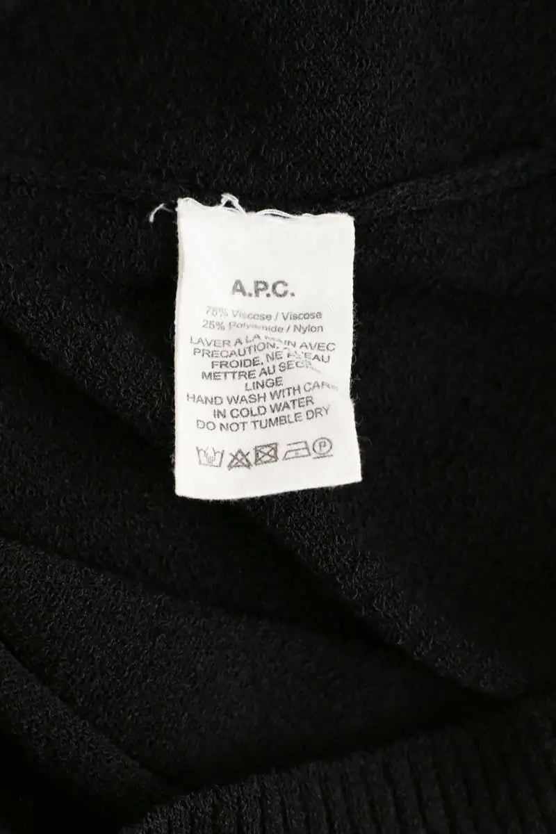T-shirt APC Noir en Viscose