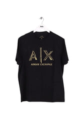 T-shirt Armani Exchange Noir en Coton, taille S - Seconde Main