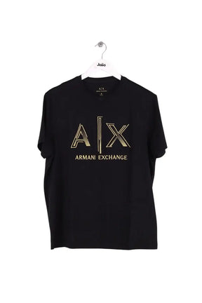 T-shirt Armani Exchange Noir en Coton, taille S - Seconde Main