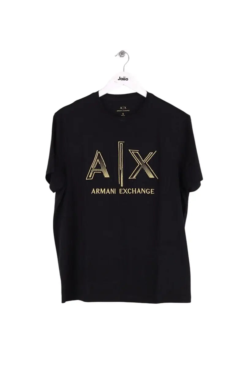 T-shirt Armani Exchange Noir en Coton, taille S - Seconde Main