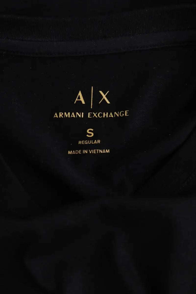 T-shirt Armani Exchange Noir en Coton
